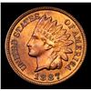 Image 2 : ***Auction Highlight*** 1887 Indian Cent 1c Graded Gem+ Unc RD By USCG (fc)
