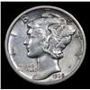 Image 2 : 1936-p Mercury Dime 10c Grades Choice AU