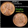 Image 1 : 1930-p Lincoln Cent 1c Grades Select+ Unc BN