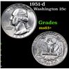 Image 1 : 1951-d Washington Quarter 25c Grades Select+ Unc