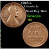 Image 1 : 1915-s Lincoln Cent 1c Grades f, fine