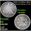 Image 1 : 1839-o O Above Bow Seated Liberty Half Dime 1/2 10c Grades f details