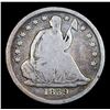 Image 2 : 1839-o O Above Bow Seated Liberty Half Dime 1/2 10c Grades f details