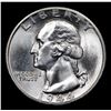 Image 2 : 1944-s Washington Quarter 25c Grades Choice+ Unc