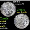 Image 1 : 1888-p Morgan Dollar $1 Grades Unc Details