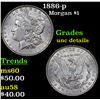 Image 1 : 1886-p Morgan Dollar $1 Grades Unc Details