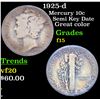 Image 1 : 1925-d Mercury Dime 10c Grades f+