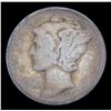 Image 2 : 1924-d Mercury Dime 10c Grades vf+