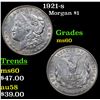 Image 1 : 1921-s Morgan Dollar $1 Grades BU