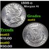 Image 1 : 1898-o Morgan Dollar $1 Grades Select Unc