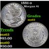 Image 1 : 1881-o Morgan Dollar $1 Grades Select Unc