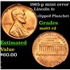 Image 1 : 1965-p mint error Lincoln Cent 1c Grades Select Unc RD