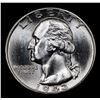 Image 2 : 1943-d Washington Quarter 25c Grades GEM+ Unc