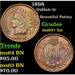 1898 Indian Cent 1c Grades Select+ Unc BN