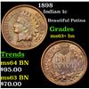Image 1 : 1898 Indian Cent 1c Grades Select+ Unc BN