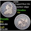 Image 1 : 1836 Capped Bust Half Dollar 50c Grades f, fine