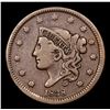 Image 2 : 1838 Coronet Head Large Cent 1c Grades vf++