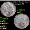 Image 1 : 1882-o/s Top 100 Vam 3 Morgan Dollar $1 Grades Choice AU