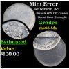 Image 1 : Mint Error Jefferson Nickel 5c Grades GEM 5fs