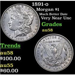 1891-o Morgan Dollar $1 Grades Choice AU/BU Slider