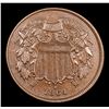 Image 2 : 1864 Two Cent Piece 2c Grades Choice AU/BU Slider