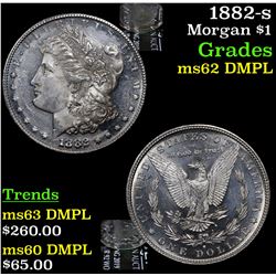 1882-s Morgan Dollar $1 Grades Select Unc DMPL