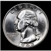 Image 2 : 1943-d /d Washington Quarter 25c Grades GEM+ Unc