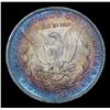Image 3 : 1901-o Rainbow Toned Morgan Dollar $1 Grades Select Unc
