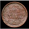 Image 3 : (1863) Our Army Civil War Token 1c Grades Unc Details