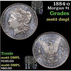 1884-o Morgan Dollar $1 Grades Select Unc DMPL