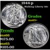 Image 1 : 1944-p Walking Liberty Half Dollar 50c Grades GEM+ Unc