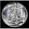 Image 2 : 1944-p Walking Liberty Half Dollar 50c Grades GEM+ Unc