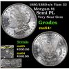 Image 1 : 1880/1880-s/s Vam 32 Morgan Dollar $1 Grades Choice+ Unc