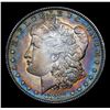 Image 2 : 1887-p Rainbow Toned Morgan Dollar $1 Grades Select+ Unc