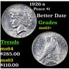 Image 1 : 1926-s Peace Dollar $1 Grades Select+ Unc