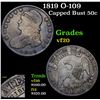 Image 1 : 1819 O-109 Capped Bust Half Dollar 50c Grades vf, very fine
