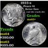 Image 1 : 1923-s Peace Dollar $1 Grades Select+ Unc