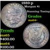 Image 1 : 1889-p Morgan Dollar $1 Grades Choice+ Unc