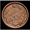 Image 3 : (1863) Our Army Civil War Token 1c Grades Select Unc BN