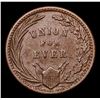Image 3 : 1863 Union For Ever Civil War Token 1c Grades Select Unc