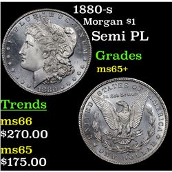 1880-s Morgan Dollar $1 Grades GEM+ Unc