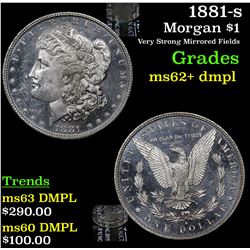 1881-s Morgan Dollar $1 Grades Select Unc+ DMPL