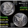 Image 1 : 1881-s Morgan Dollar $1 Grades Choice Unc+ PL
