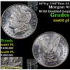 Image 1 : 1878-p 7/8tf Vam 33 Morgan Dollar $1 Grades Select Unc PL
