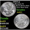 Image 1 : 1902-p Morgan Dollar $1 Grades Choice+ Unc