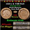 Image 1 : **Auction Highlight** Lincoln Wheat cent 1c orig roll, 1909-s one end, VDB rev other, WOW! (fc) (fc)