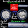Image 1 : Buffalo Nickel Shotgun Roll in Old Bank Style  'Bell Telephone' Wrapper 1929 & d Mint Ends