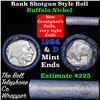 Image 1 : Buffalo Nickel Shotgun Roll in Old Bank Style 'Bell Telephone'  Wrapper 1924 & d Mint Ends
