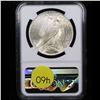 Image 3 : NGC 1923-p Peace Dollar $1 Graded ms63 By NGC