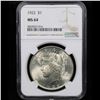Image 2 : NGC 1922-p Peace Dollar $1 Graded ms64 By NGC